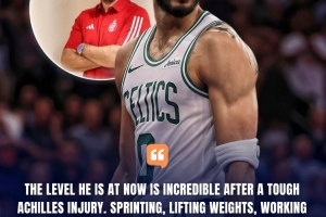 塞爾維亞教練觀摩綠軍：塔圖姆是真正的領(lǐng)袖 即便受傷也全力以赴