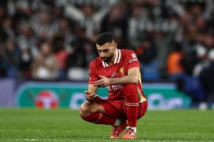 薩拉赫本賽季英超只有1次過人成功，甚至不如出場83分鐘的斯凱利