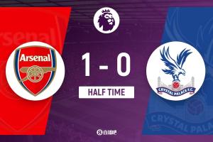 半場-阿森納暫1-0水晶宮 埃澤攻破老東家球門卡拉菲奧里險(xiǎn)送禮