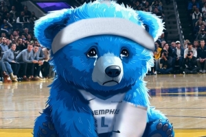 哭泣的小熊！灣區(qū)媒體曬圖嘲諷：沒有敗績 哪叫灰熊？