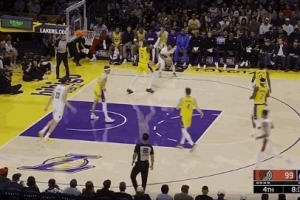 就是自信！謝頓-夏普面對艾頓 追身踩線長兩分打停湖人！