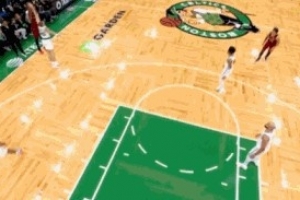 投瘋了！米切爾調(diào)高弧頂三分再中 個人三分球5中5