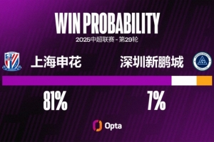 上海申花本賽季被對手在禁區(qū)外攻入9球，是他們自2012年以來最多