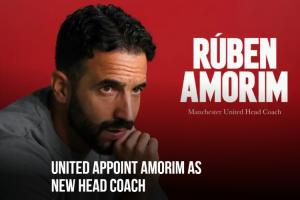 魔迷們可還滿意？1年前的今天，曼聯(lián)官宣阿莫林成為新任主教練