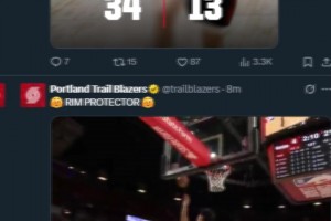 相當(dāng)重視！楊瀚森表現(xiàn)驚艷，開(kāi)拓者官推全是關(guān)于小楊的鏡頭！