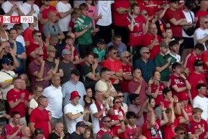 響徹全場！利物浦友誼賽第20分鐘，全場球迷合唱若塔之歌