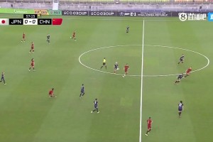可惜！王霜擺脫后長傳打穿日本后防，金坤接球后咋領到邊路去了…