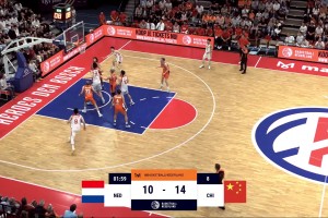 神仙球！程帥澎突破強殺對抗后失衡 隨手一拋竟打成2+1