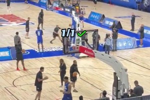 楊瀚森新秀聯(lián)合試訓(xùn)曾三分25中14 命中率56%排新秀第30