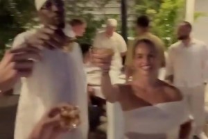 ??好消息，盧卡瘦了。壞消息，派對喝香檳了??