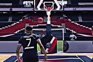 笑到肚子疼！皇馬巨星姆巴佩打籃球水平，已經(jīng)不能用菜來形容了！