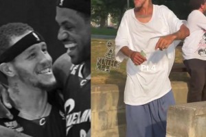 老詹的前隊(duì)友！德隆蒂-韋斯特近期被人發(fā)現(xiàn)在街頭流浪??