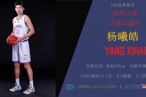 清華獨角獸！狀元楊曦皓集錦：護筐三分兼具！機動性出色高內(nèi)線！