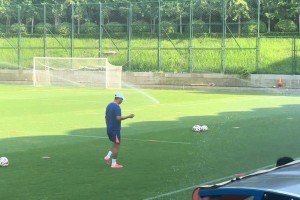 泰山隊(duì)新援洛佩斯訓(xùn)練非常認(rèn)真，上場(chǎng)時(shí)間長(zhǎng)短還得看身體狀態(tài)