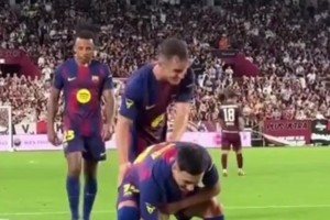 巴爾德吉：首秀破門，當然要來個帥氣的慶祝！