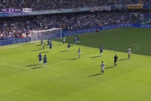 埃斯特旺禁區(qū)內(nèi)被拉倒造點，德拉普點射命中3-0