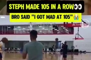 庫(kù)里聊自己連進(jìn)105個(gè)三分：在第42個(gè)的時(shí)候感受到壓力！