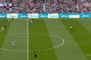 VAR介入確認(rèn)有效！理查利森助攻約翰遜破門，熱刺1-0領(lǐng)先曼城