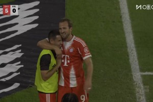 ??首輪慘案殺瘋了！凱恩小角度打門破門戴帽！拜仁6-0萊比錫