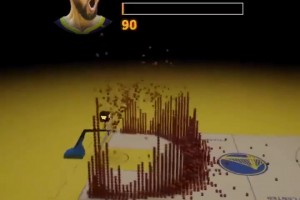 觀感太恐怖了！科技還原庫里生涯4000記三分都是什么位置進(jìn)的