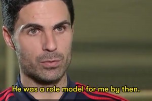 阿爾特塔五年前談瓜迪奧拉：他是我的榜樣，我們度過了美好的四年