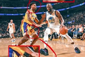 球迷放大賽場細(xì)節(jié)：追夢突破過程中居然抓住了布朗尼的那個(gè)地方……