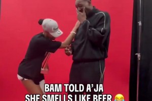 我的GOAT女友！阿德巴約和剛奪冠的阿賈瘋狂秀恩愛??