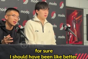 被隔扣！楊瀚森：我的防守站位選擇還不夠好！需要總結(jié)自己的不足