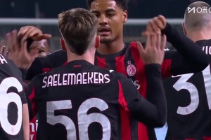 米蘭客場(chǎng)取得領(lǐng)先！薩56外圍遠(yuǎn)射貼地?cái)仄崎T！鈴木彩艷撲救不及！