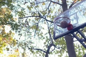 網(wǎng)紅惡搞當年的詹韋連線：不管韋德怎么扔，詹姆斯都能拿到！